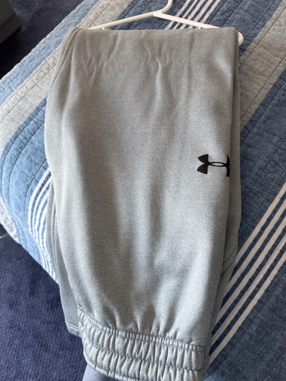 Under Armour Grey and blue  Athletic sweatpants   New one price 85